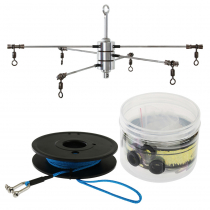 H2O Pro 6-Drop Collapsible Dredge Kit with Towline 12in