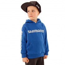 Shimano Corporate Kids Hoodie Blue Size 8