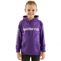 Shimano Corporate Kids Hoodie Purple
