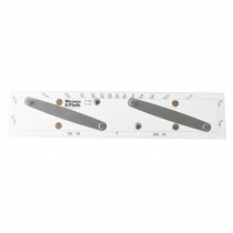 Weems & Plath Parallel Ruler with Protractor 304.8mm