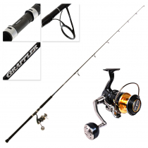 Shimano Stella 8000 SWB HG and Grappler Type C S82MH Topwater Spin Combo 8'2'' PE6 2pc