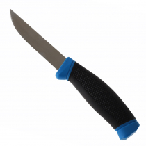 Sea Harvester Bait Knife with Rubber Handle and Sheath 4in