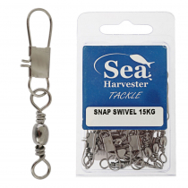 Sea Harvester Blue Interlock Snap Swivels Bulk Pack