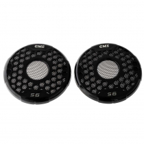 GME S6BG Grille for S6 Marine Speakers Black
