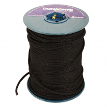 Donaghys Sash Cord No.9 7.8mm Black Per Metre