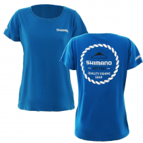 Shimano Established Womens T-Shirt Blue 14