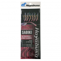 Hayabusa EX130 UV Pink Skin Flasher Sabiki Rig