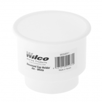 Wilco Recessed Drink Holder White