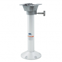 Eastsun Aluminium Fixed Boat Seat Pedestal with Manual Slider 19in