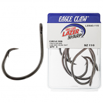 Eagle Claw Lazer Sharp L2004H Circle Sea Hook 11/0