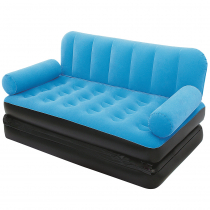 Bestway Multi-Max Air Couch with Sidewinder AC Air Pump Blue