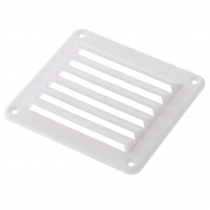 Louvre Vent White 140x125mm