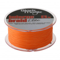 Black Magic Inferno Braid Elite 8X Hi-Viz Orange
