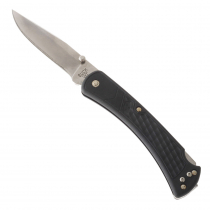 Buck 110 Slim Folding Pocket Knife with Pocket Clip Black 9.5cm