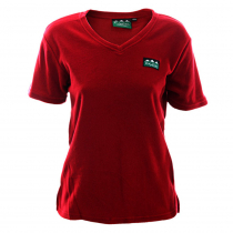 Ridgeline Ribbonwood Womens Fleece T-Shirt Red Extra Large