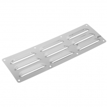 Polished Stainless Louvre Vent 266.7 x 88.9mm
