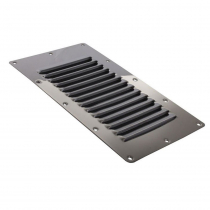 Polished Stainless Louvre Vent 228.6 x 127mm