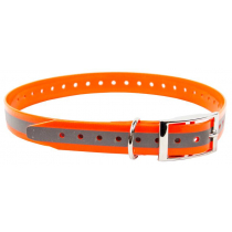 Outdoor Outfitters Dog Collar Hi Viz Orange with Reflector Strip 800mm