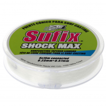 Sufix Shock Max Tapered Leader Clear 5x15m 0.23-0.57mm