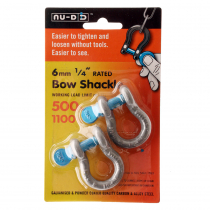 Nu-D Bow Shackle 6mm Qty 2