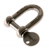 Nu-D Stainless Steel D-Shackle 10mm