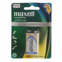 Maxell Premium 9V Alkaline Battery