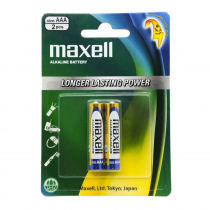 Maxell AAA Alkaline Battery 2-Pack
