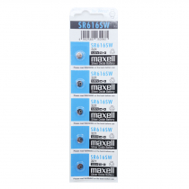 Maxell SR616SW Silver Oxide Button Cell Battery 5-Pack