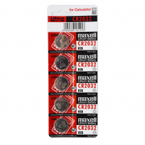 Maxell CR2032 Lithium Button Cell Battery 3V 5-Pack