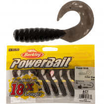 Berkley PowerBait Power Grub Soft Bait 6cm Black