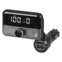 FM Transmitter with Bluetooth and Qualcomm Quick Charge 3.0 USB