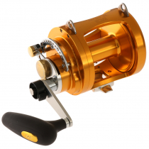 TiCA Team Gold 50WTS 2-Speed Big Game Reel - took a bang while spooling!