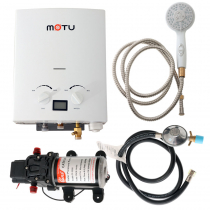 MOTU Portable Gas Water Heater and Shower 6L