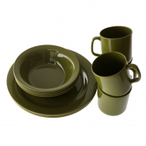 Campmaster 12-Piece Camping Tableware Set