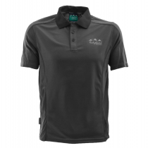 Ridgeline Breeze Mens Short Sleeve Polo Shirt Charcoal/Black S