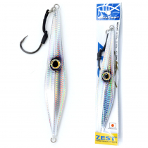 Zest Spearhead Jig 200g 195mm - Rigged Silver