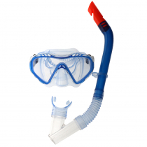Hydro-Swim Clear Sea Youth Dive Mask and Snorkel Set Blue
