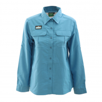 Ridgeline Basa UPF 50 Womens Long Sleeve Shirt Blue S