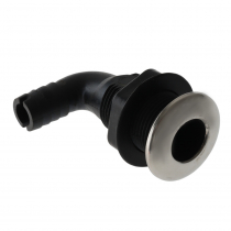 Thru-Hull SS316 Skin Fittings 1.9cm 90 Degree