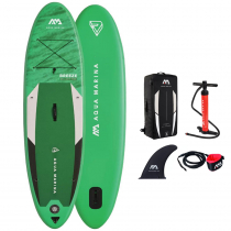 Aqua Marina Breeze All-Round Inflatable Stand Up Paddle Board Package 9ft 10in