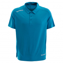 Shimano Technical Polo Shirt Blue Fleck L