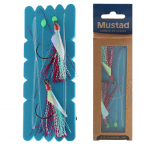 Mustad UltraPoint Demon Circle Hook Flasher Rig Green Pink