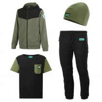 Ridgeline Rugged Kids 4 Piece Clothing Pack Field Olive/Black 10