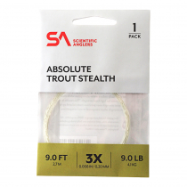 Scientific Anglers Absolute Trout Tapered Leader Stealth 9ft 9.0lb