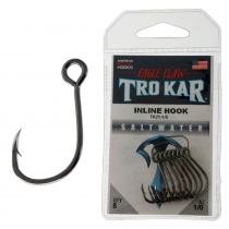 Trokar TK21 Inline Lure Hooks 1/0 Qty 8