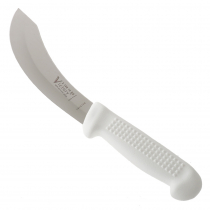Victory 2/100 Hollow Ground Skinning Knife White Handle 15cm 16mm