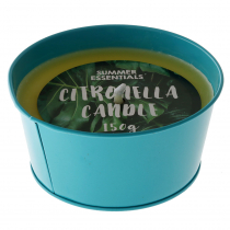 Citronella Candle Bucket 150g 12cm