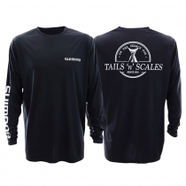 Shimano Tails N Scales Technical Mens Long Sleeve Shirt Grey