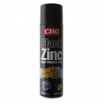 CRC Coloured Zinc Anti-Corrosive Coating Spray Black 500ml