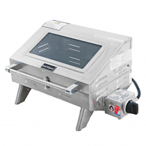Kiwi Sizzler Stainless Portable BBQ with Window and Flame Failure Device